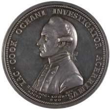 The Royal Society medal in commemoration of Captain James Cook