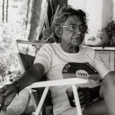 Oodgeroo Noonuccal at Moongalba Stradbroke Island (her sitting down place)1982